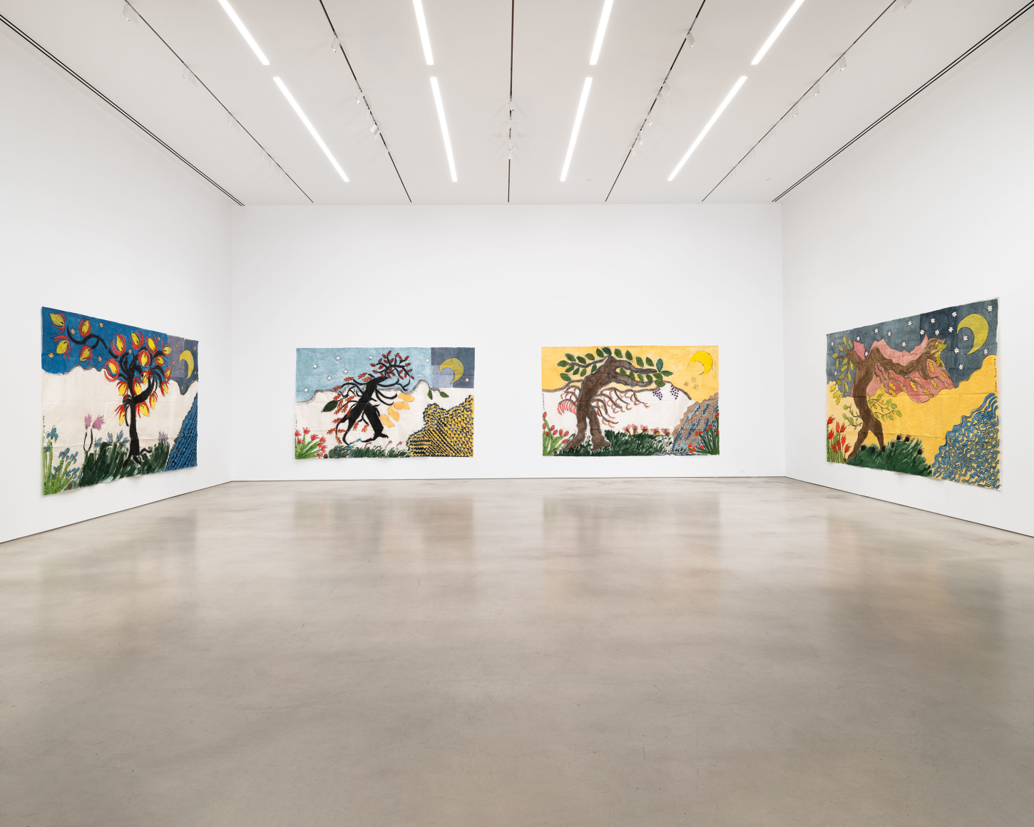 Installation view, Isabella Ducrot, Visited Lands, 2025, Petzel