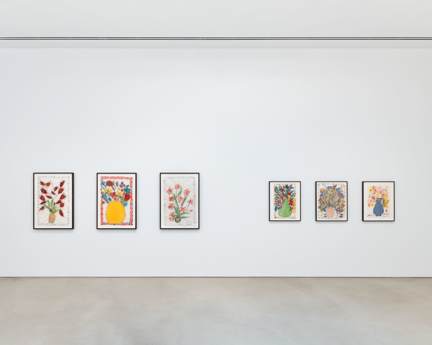 Installation view, Isabella Ducrot, Visited Lands, 2025, Petzel