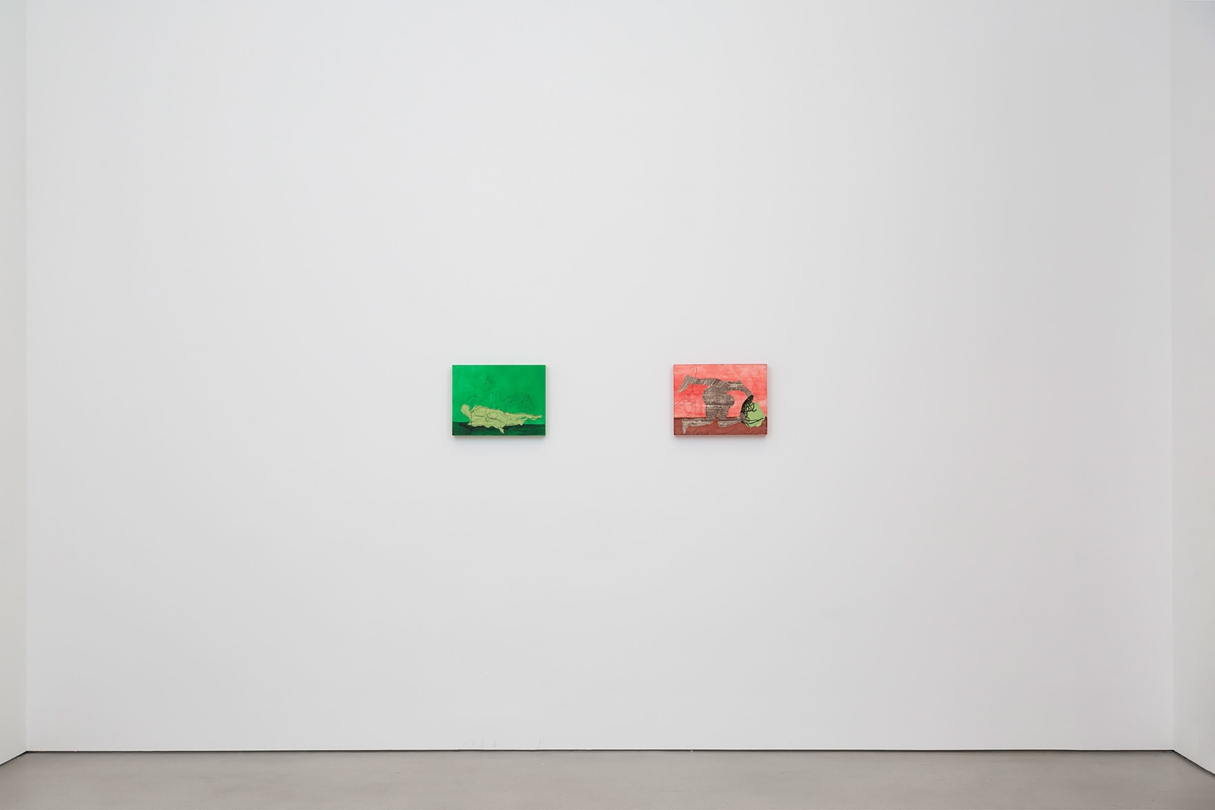 Installation view, Tschabalala Self, Petzel, 2025