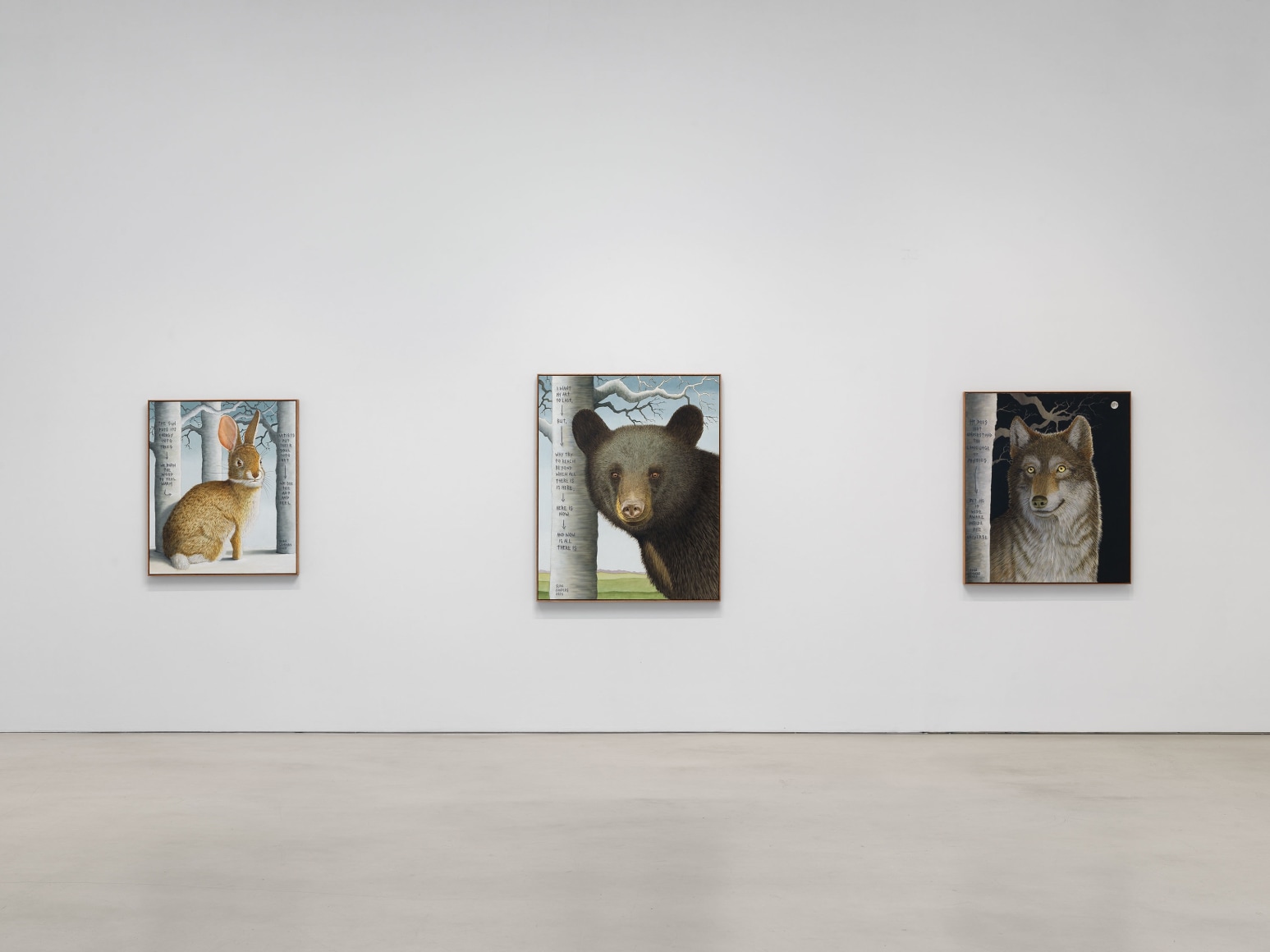 Installation view, Sean Landers, Petzel, 2025