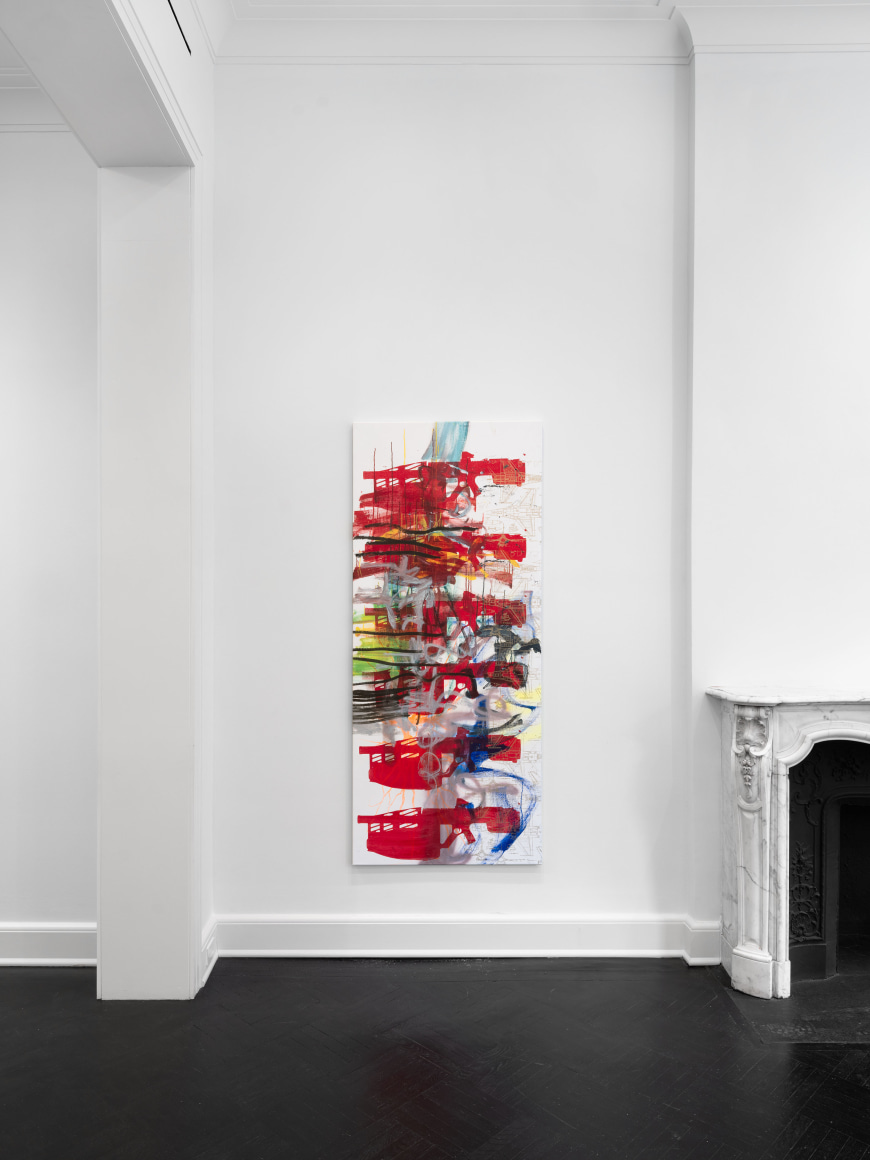 Installation view, Leyla Yenirce, Eye Level, 2024, Petzel