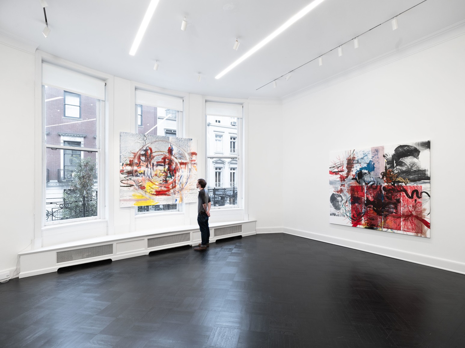 Installation view, Leyla Yenirce, Eye Level, 2024, Petzel