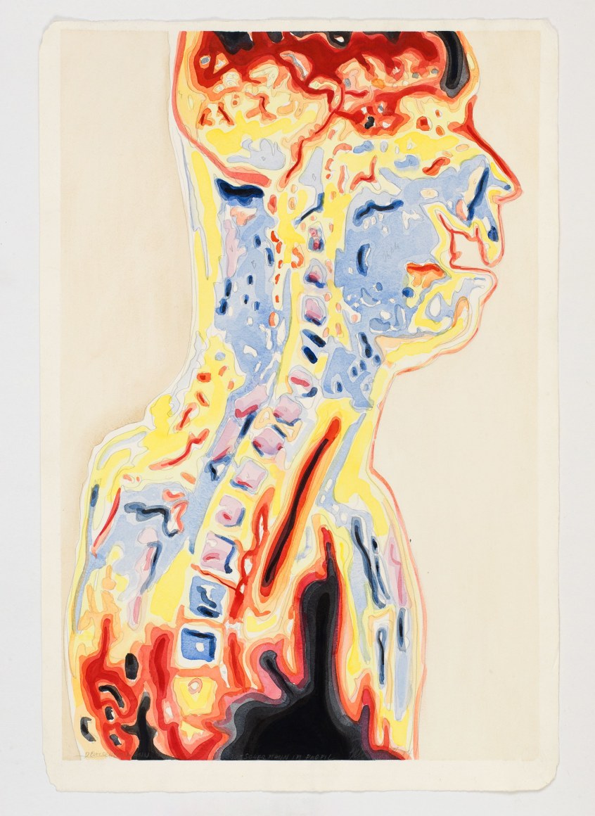 KP Brehmer, Deutscher Mann im Profil [German man in profile]