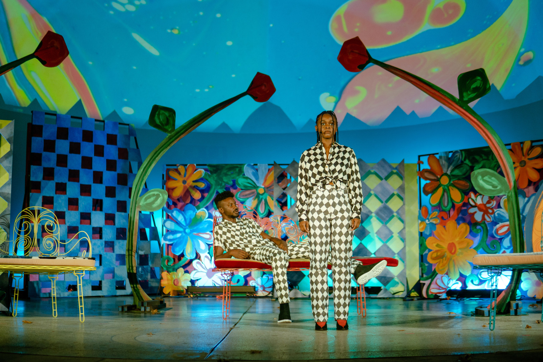 Installation view, Tschabalala Self, Sounding Board, Performa, New York, 2021