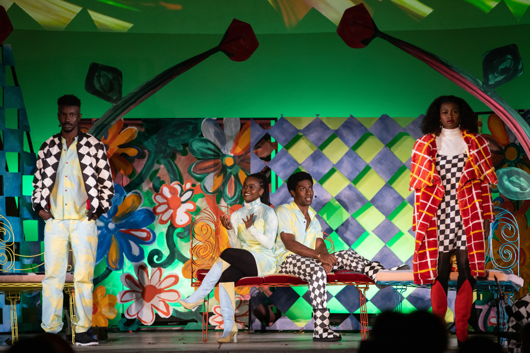 Installation view, Tschabalala Self, Sounding Board, Performa, New York, 2021