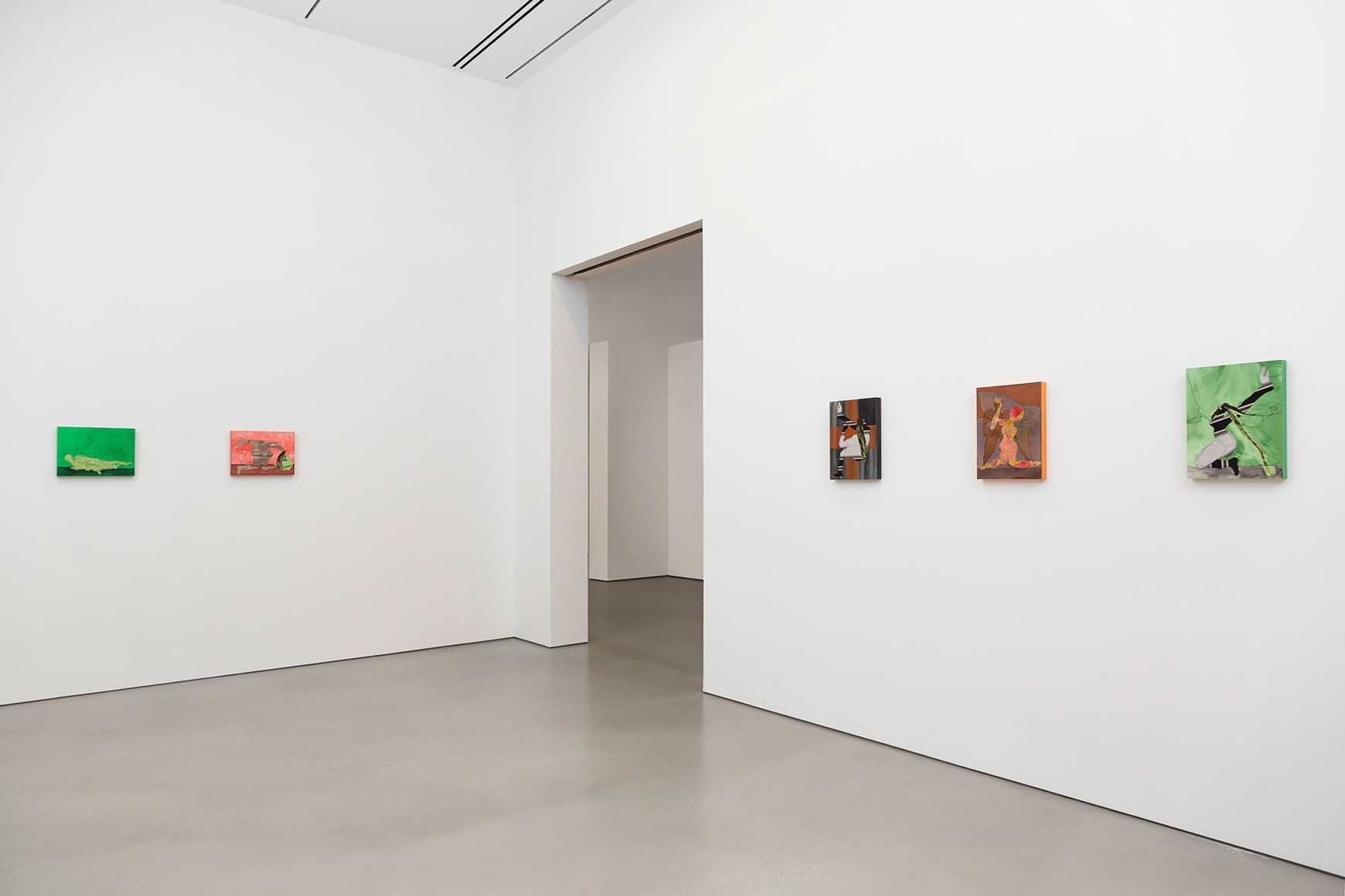 Installation view, Tschabalala Self, Petzel, 2025