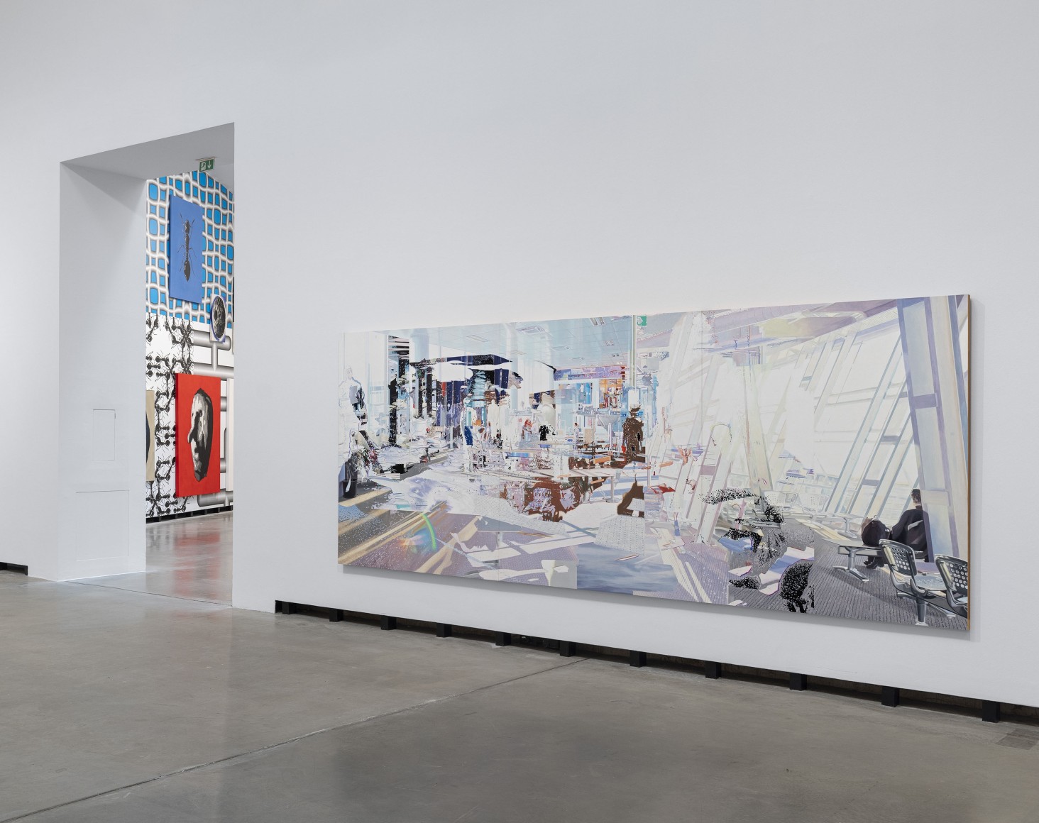 Between pixel and pigment: Hybrid painting in post-digital times. Installation view, 2024. MARTa Herford, Germany.