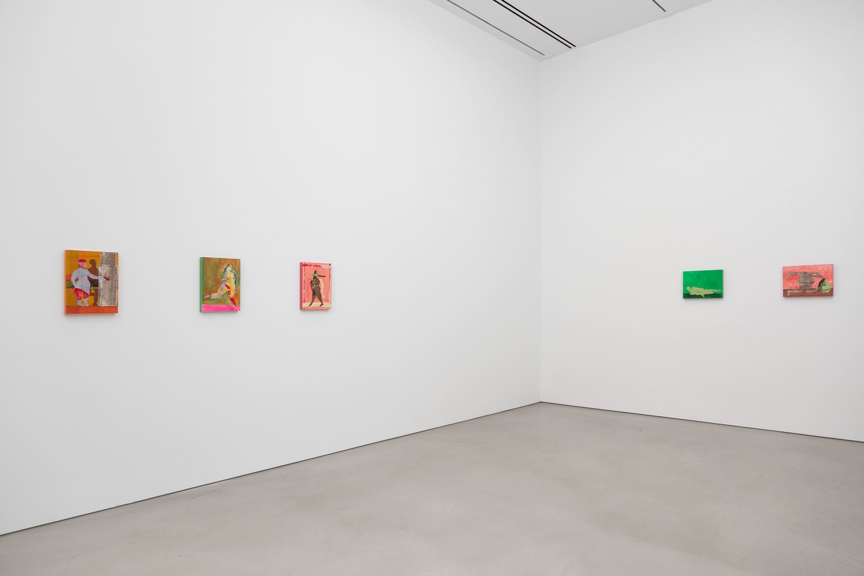 Installation view, Tschabalala Self, Petzel, 2025