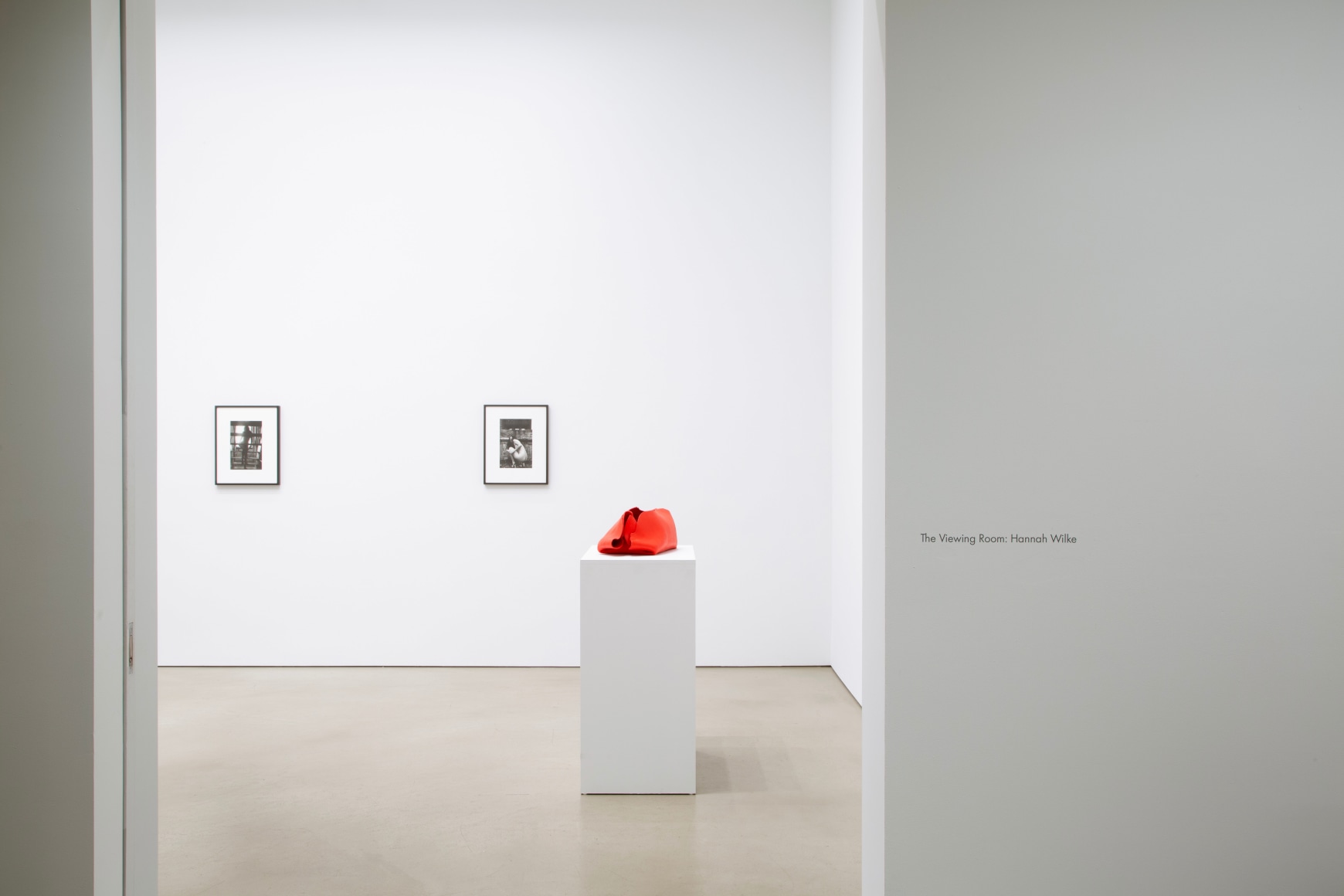 Installation view, The Viewing Room: Hannah Wilke,&nbsp;Petzel, 2025. Photos by Meg Symanow. Courtesy of the artist and Petzel, New York.