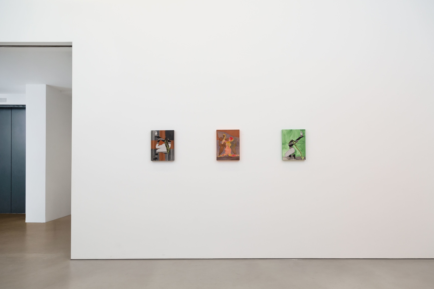 Installation view, Tschabalala Self, Petzel, 2025