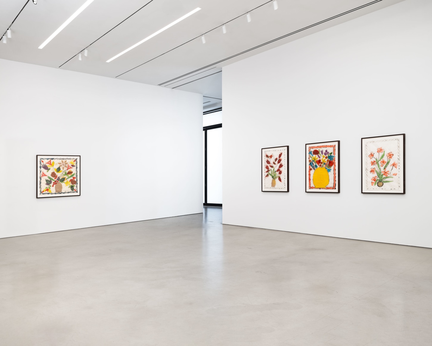 Installation view, Isabella Ducrot, Visited Lands, 2025, Petzel