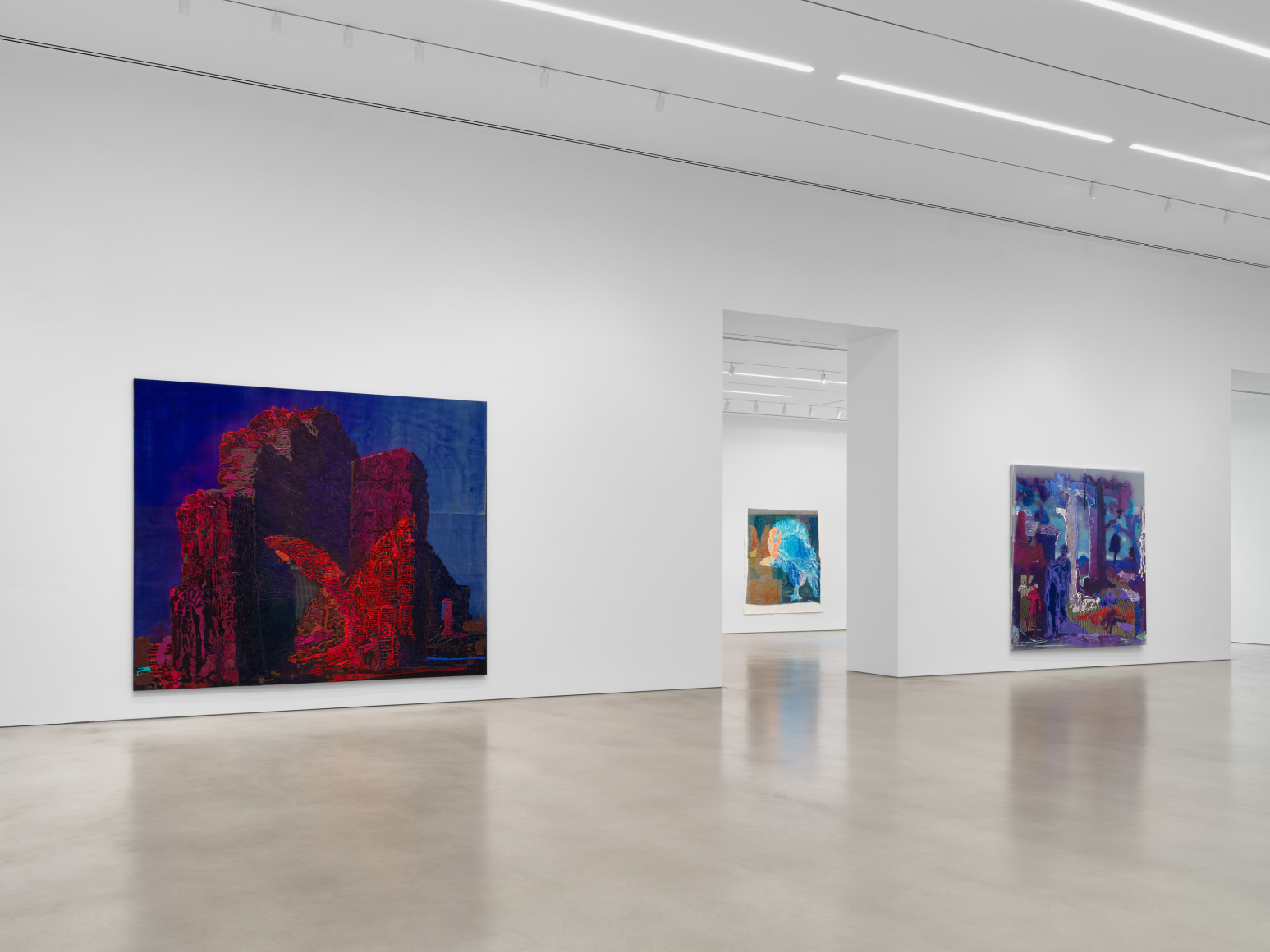 Installation view, Austin Martin White, Tracing Delusionships, Petzel, 2025. Photos by Dan Bradica. Courtesy of the artist and Petzel, New York.