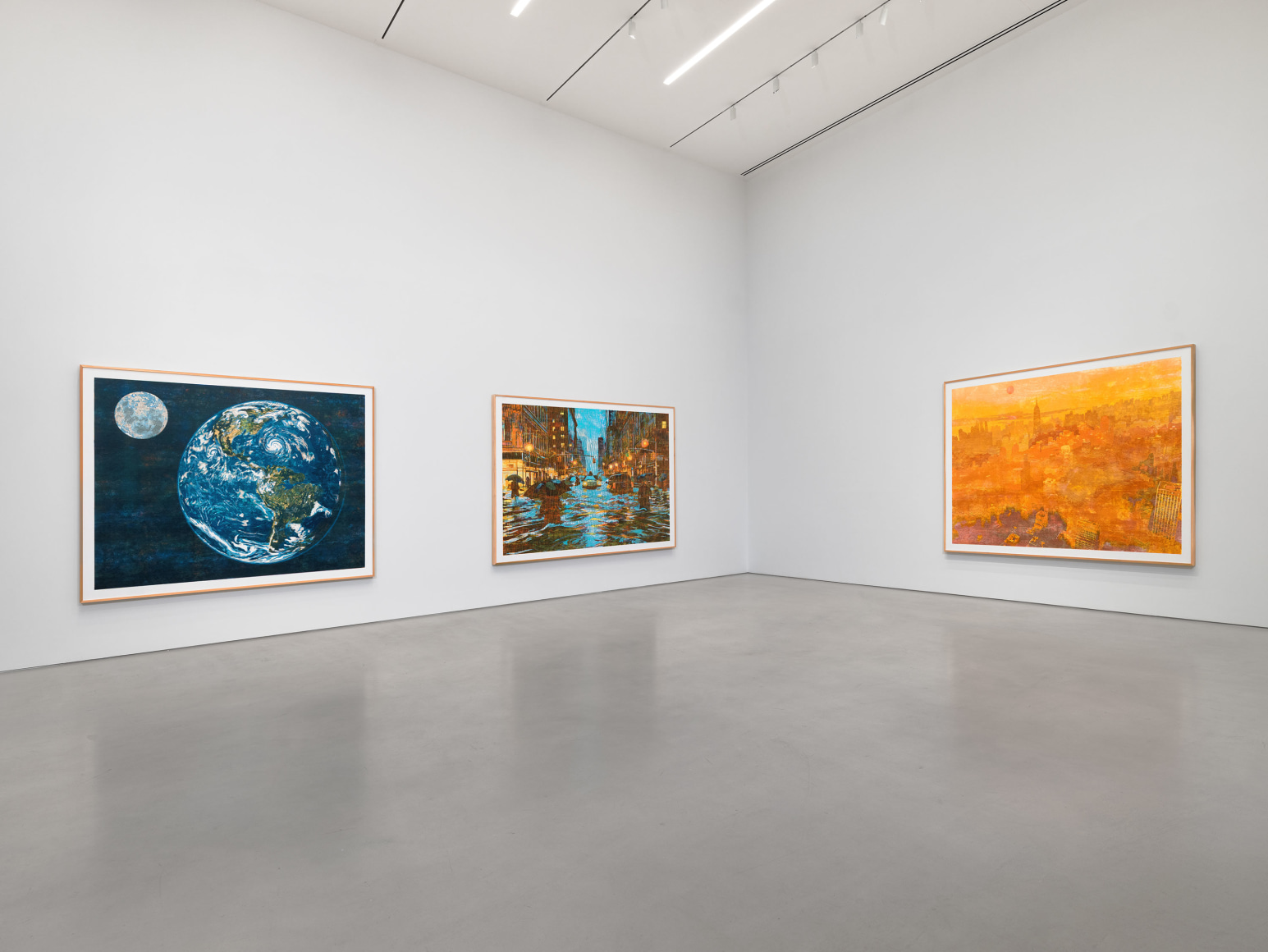 Installation view, Zorawar Sidhu and Rob Swainston,&nbsp;Flash Point, Petzel, 2025