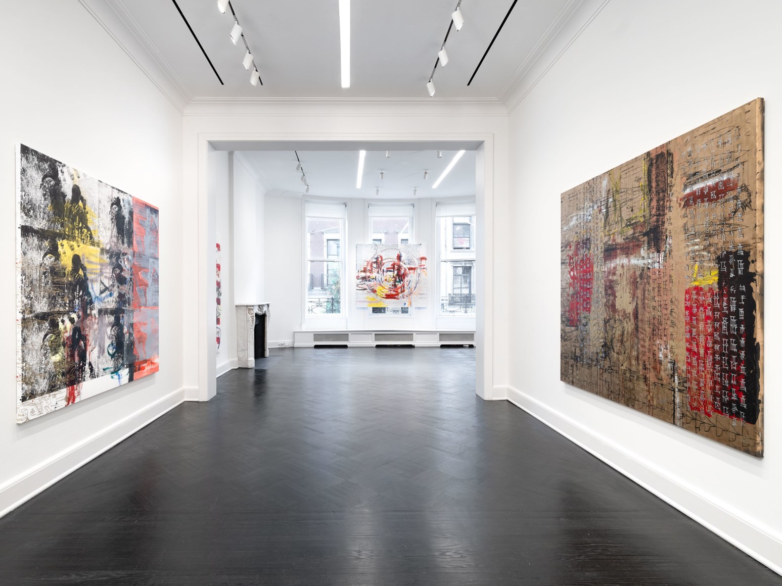 Installation view, Leyla Yenirce, Eye Level, 2024, Petzel