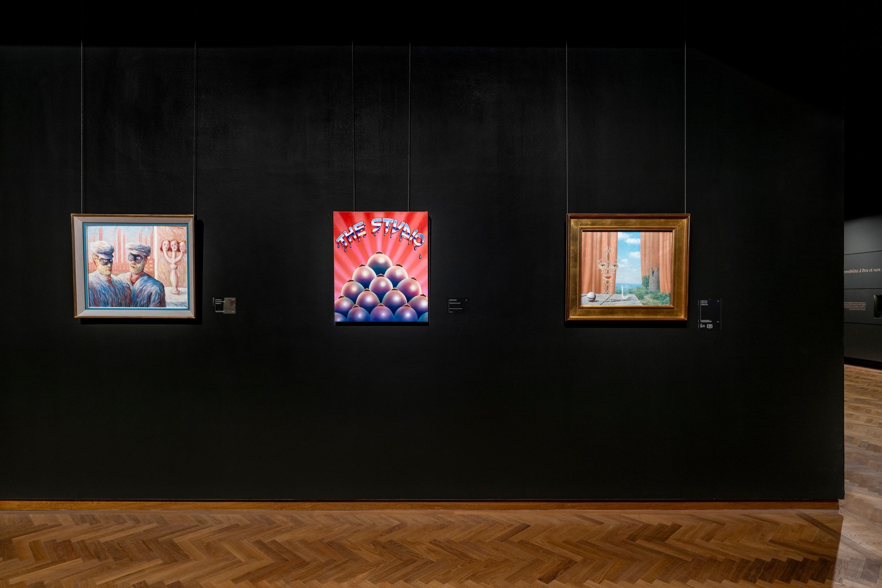 Installation view,&nbsp;Emily Mae Smith x Ren&eacute; Magritte, Magritte Museum, Brussels, 2024