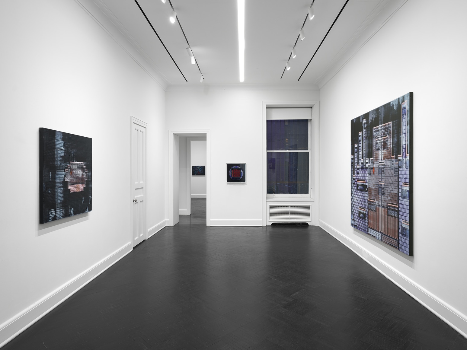 Installation view, Simon Denny, Dungeon, Petzel, New York, 2024