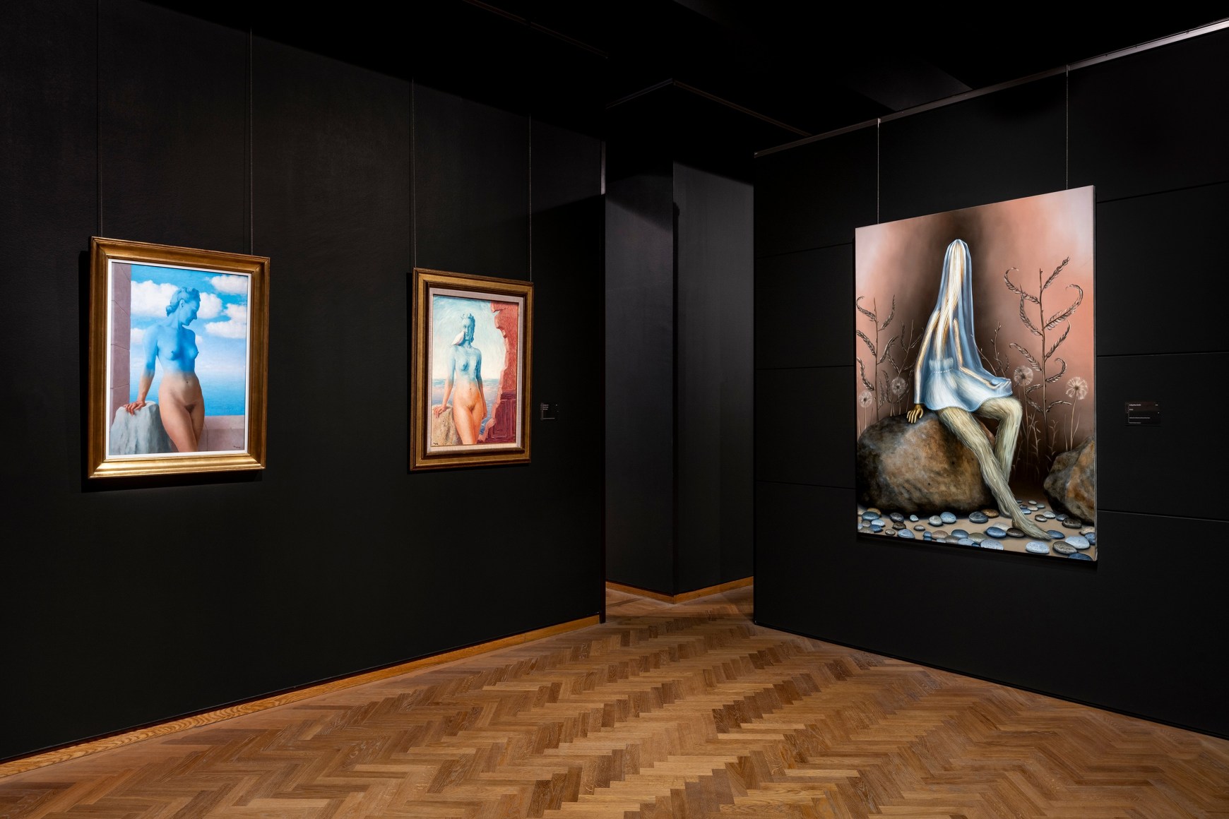 Installation view,&nbsp;Emily Mae Smith x Ren&eacute; Magritte, Magritte Museum, Brussels, 2024
