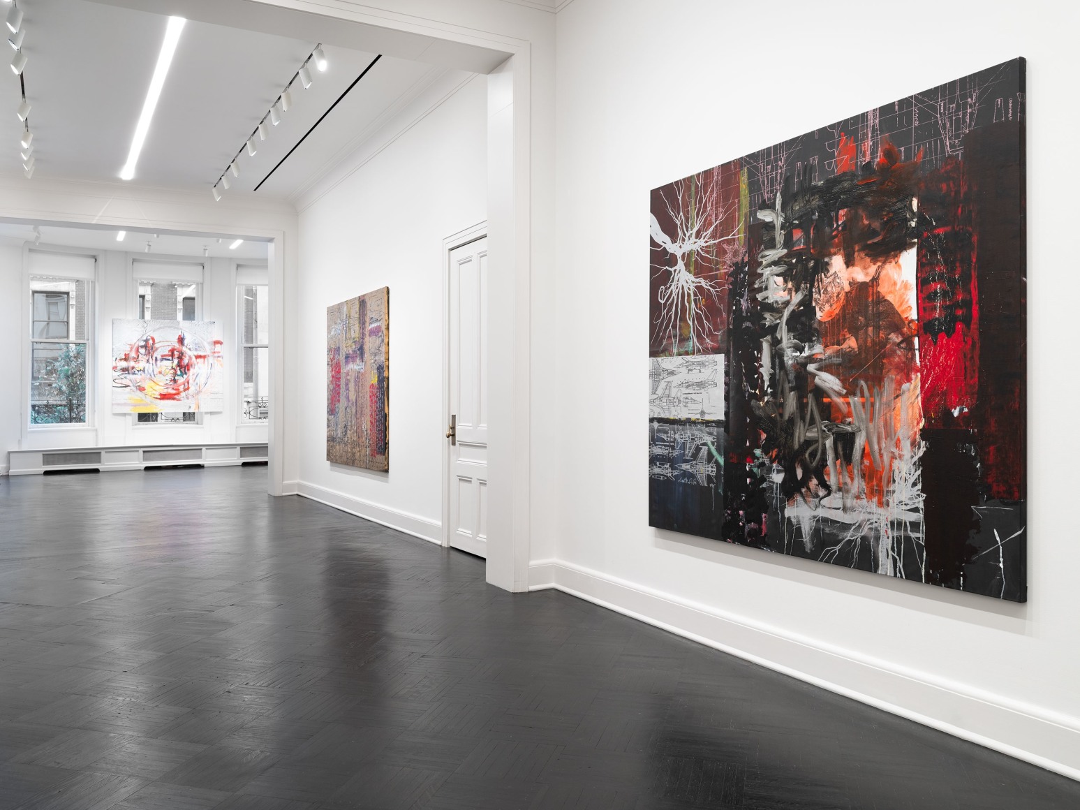 Installation view, Leyla Yenirce, Eye Level, 2024, Petzel