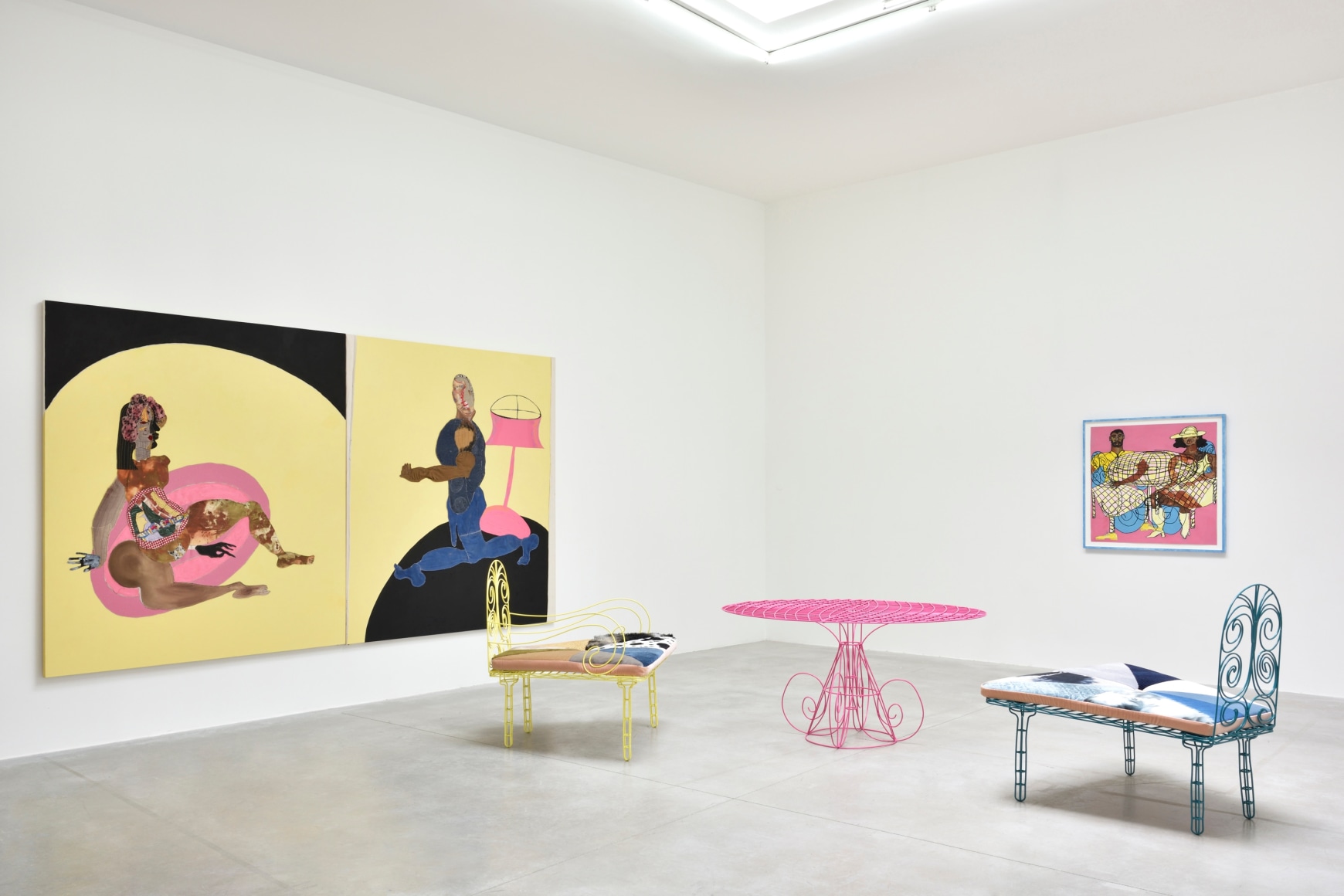 Installation view, Tschabalala Self, Make Room, Le Consortium, Dijon, 2022