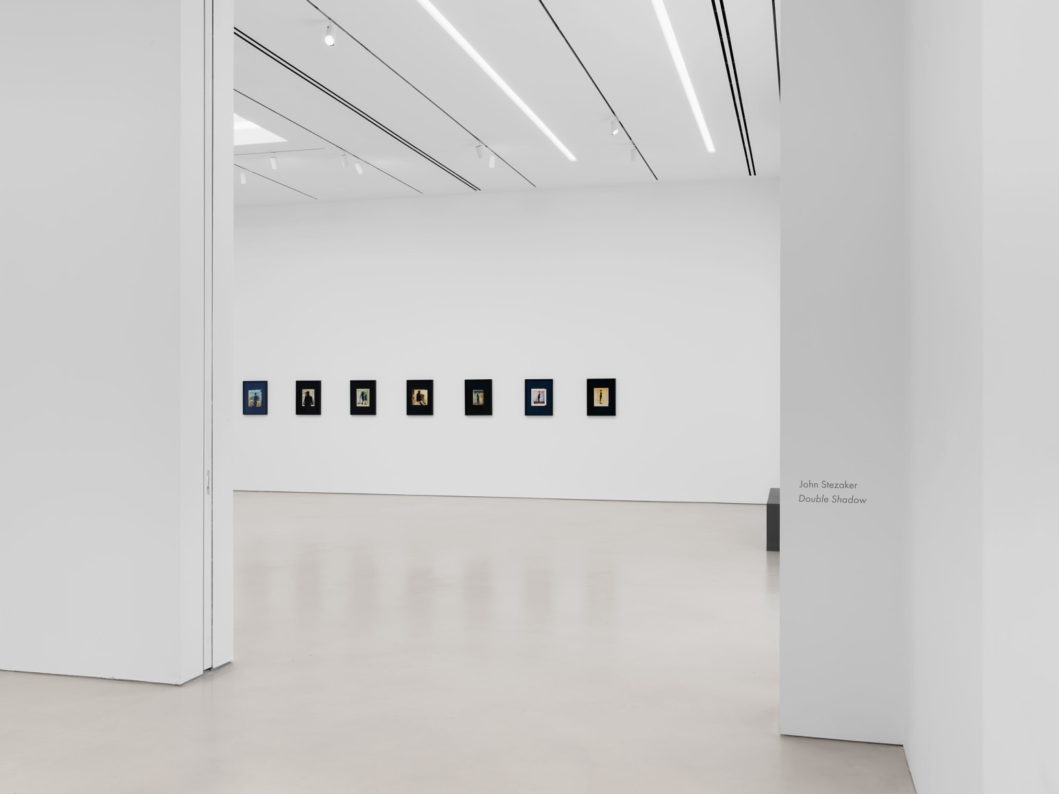 Installation view, John Stezaker, Double Shadow, Petzel, 2023, &nbsp;