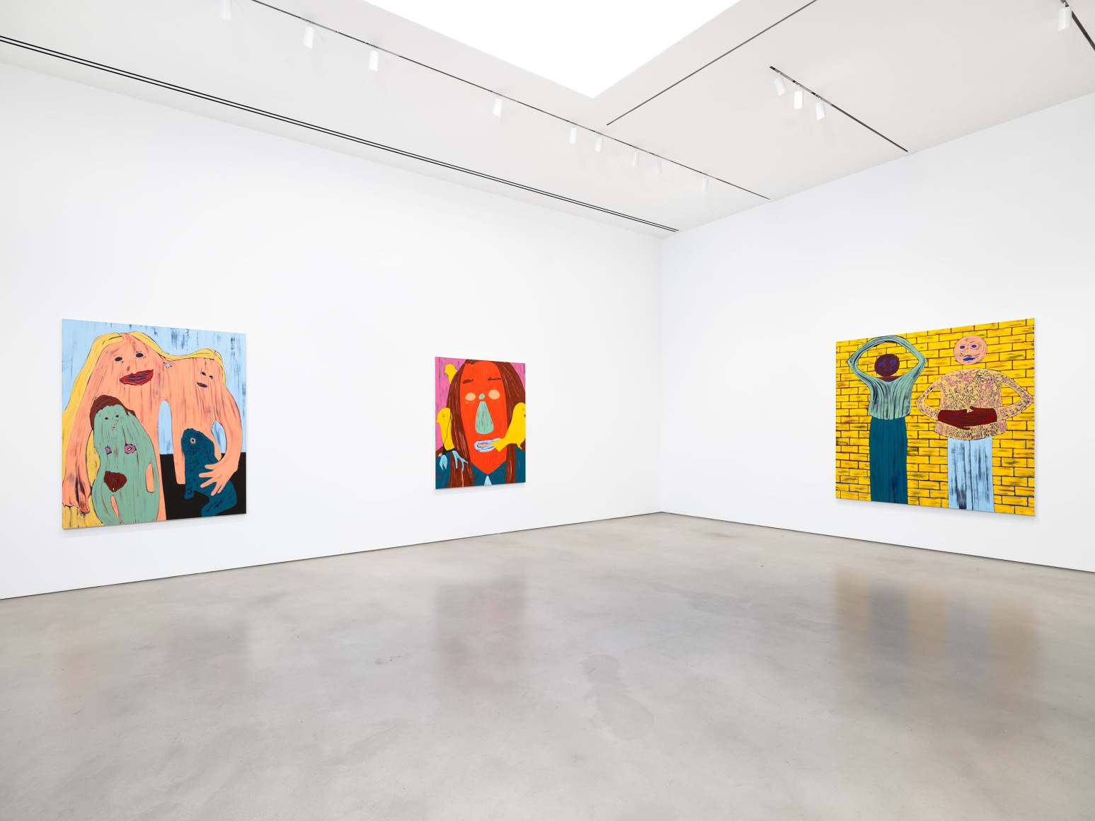 Installation view, Nicola Tyson, I am a teapot, Petzel, 2025