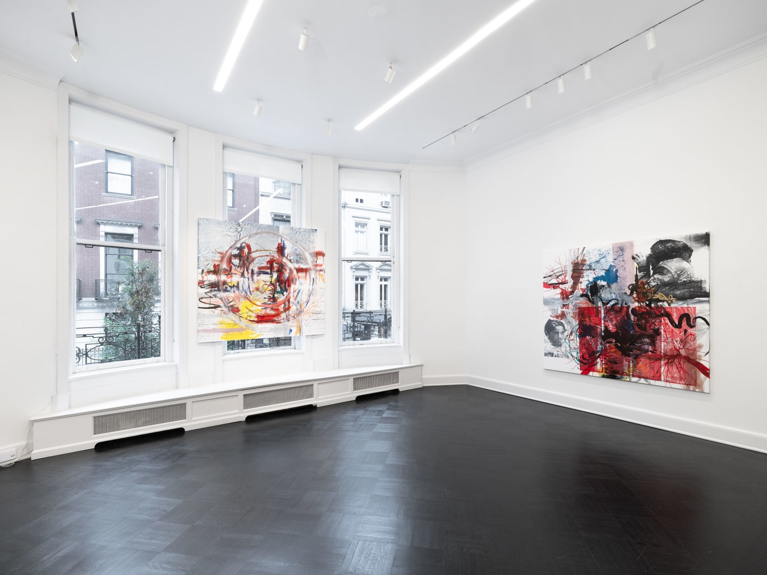 Installation view, Leyla Yenirce, Eye Level, 2024, Petzel