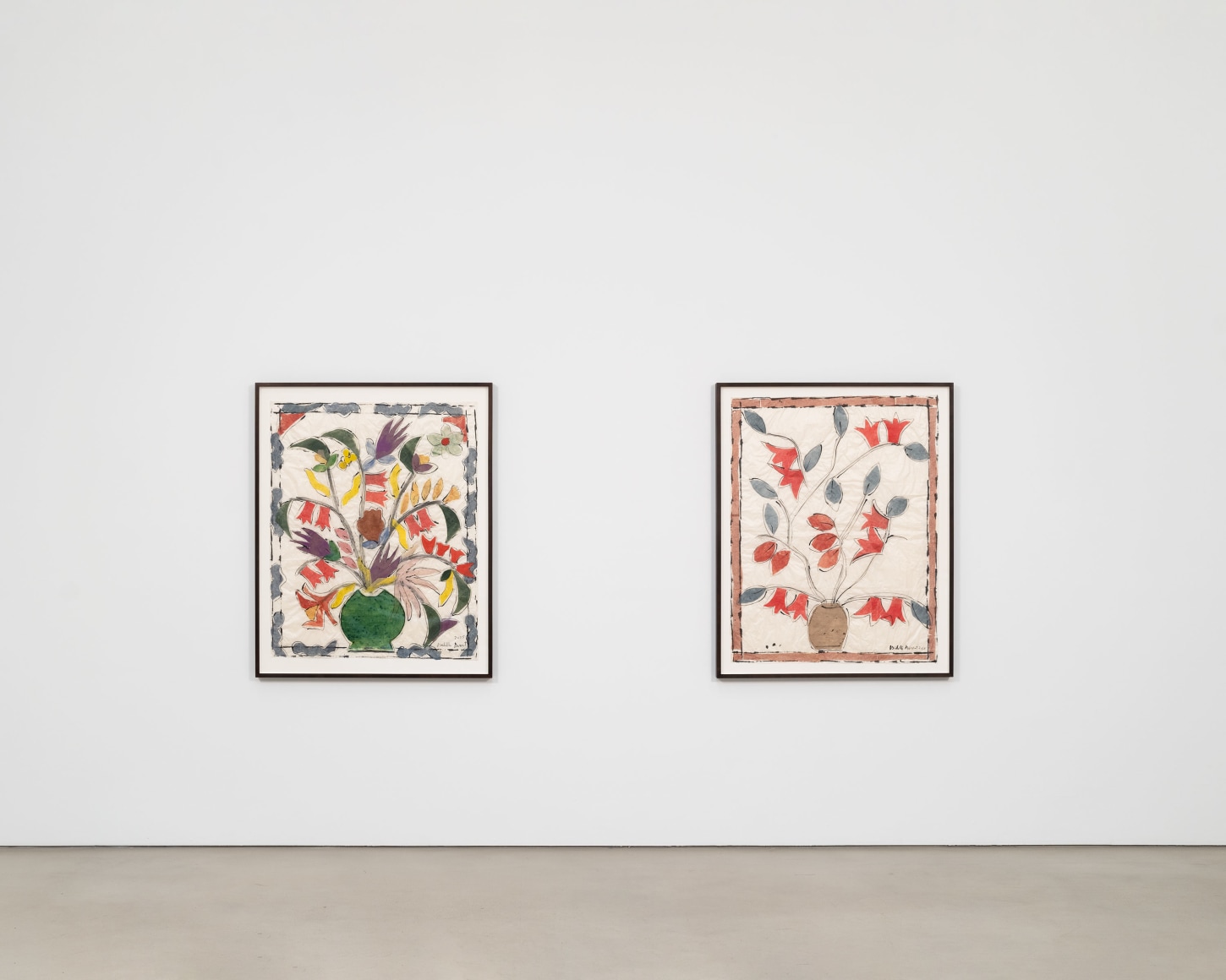 Installation view, Isabella Ducrot, Visited Lands, 2025, Petzel