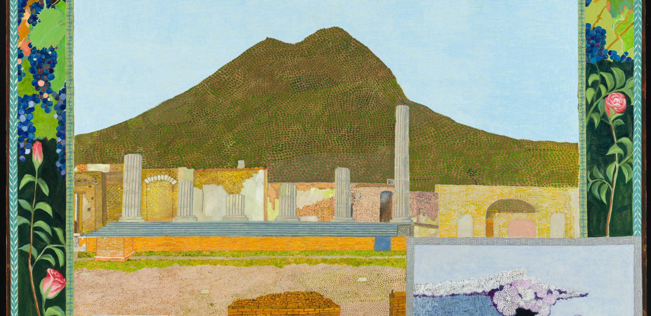 David McDermott painting of the Vesuvio