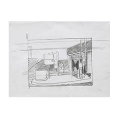 Study for Texaco L Drawing