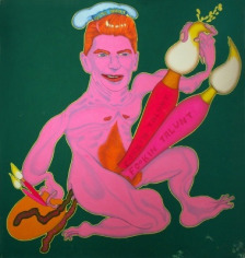 Peter Saul Wite Arrt (Reagan), c. 1969