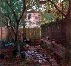 Andrew Lenaghan Summer Backyard, 396 State Street