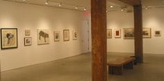 Installation view, Different Strokes: 20th Century Drawing, George Adams Gallery, New York, 2010.