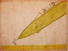 Enrique Chagoya Road Map II (F-14 Jet), 2003