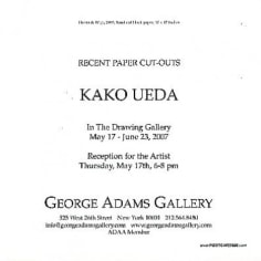 Kako Ueda Show Announcement Card