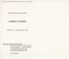 James Valerio Show Announcement (continued)