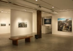 Installation view, Amer Kobaslija, One Hundred Views of Kesennuma: Paintings of Japan's Altered Landscape, George Adams Gallery, New York, 2012.