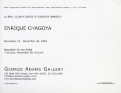 Enrique Chagoya Show Announcement (continued)