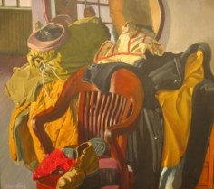 Jack Beal Still-Life with Chair and Overcoat, 1964