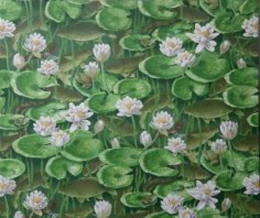 Alain Vaes, 'Water Lilies and Carp,' 2011