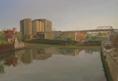 Andrew Lenaghan, 'Gowanus Cement Towers from the 3rd Street Bridge,' 2006