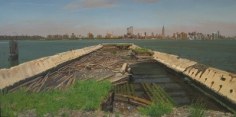 Andrew Lenaghan, 'View of Manhattan from the North 6th St. Pier,' 2001