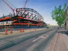 Andrew Lenaghan, 'New Stadium, Atlantic Ave,' 2011