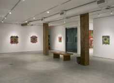 Installation view, Roy De Forest, A Simple Life: Small-Scale Paintings from 2000-2003, George Adams Gallery, New York, 2013.