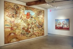 Installation view, James Barsness, A Survey of Paintings, 1996-2008, George Adams Gallery, New York, 2012.