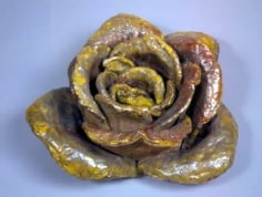 Robert Arneson Gold Lustred Rose, 1966