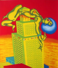 Peter Saul Angela Davis, 1972