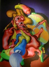 Peter Saul Woman Artist II