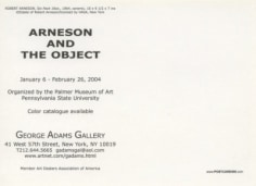 Robert Arneson Show Announcement (continued)