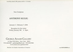 Anthony Kulig Show Announcement (continued)
