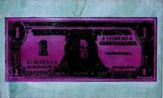 Andy Warhol, One Dollar Bill, 1962, Silkscreen on linen